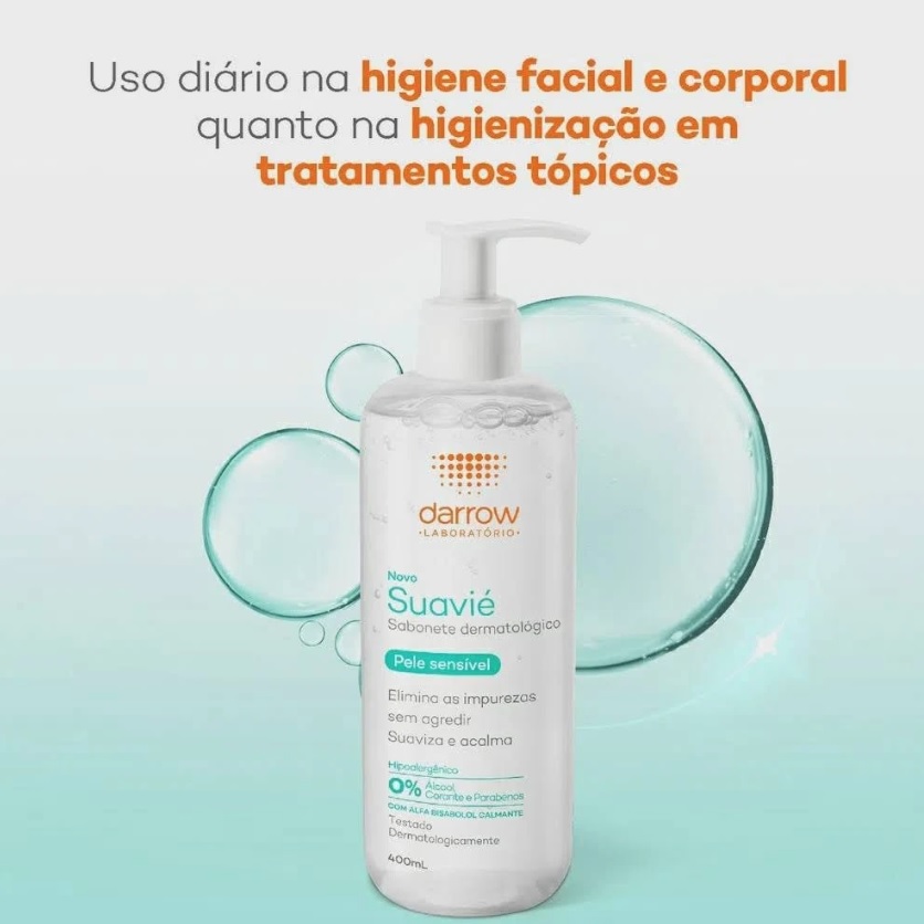 Sabonete Líquido para Pele Sensível Darrow Suavié – 400ML