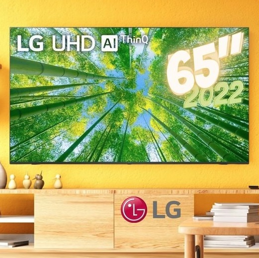 Smart TV 65″ LG 4K UHD 65UQ8050 WiFi, Bluetooth, HDR, Nvidia GEFORCE NOW, ThinQ AI, Smart Magic, Google, Alexa