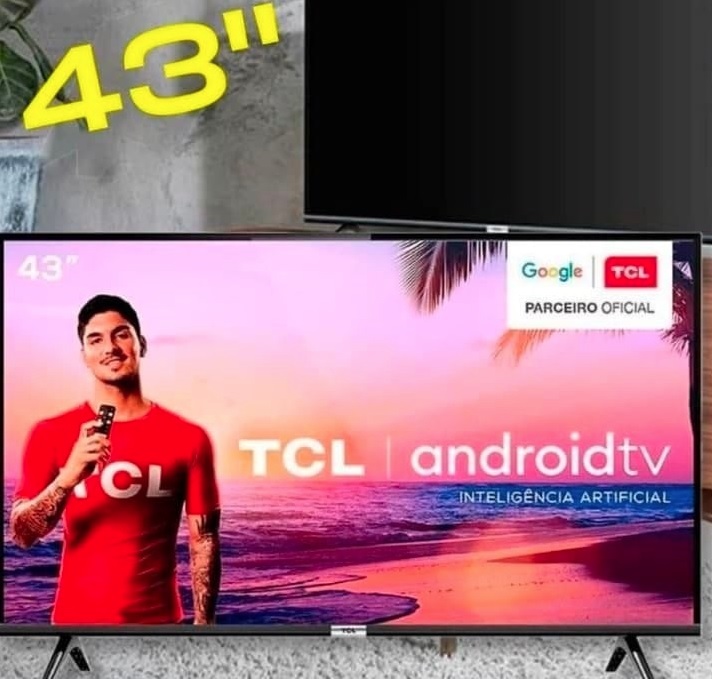 Smart TV LED 43″ TCL P615 4K UHD HDR Android com Wi-Fi, Bluetooth e Google Assistant