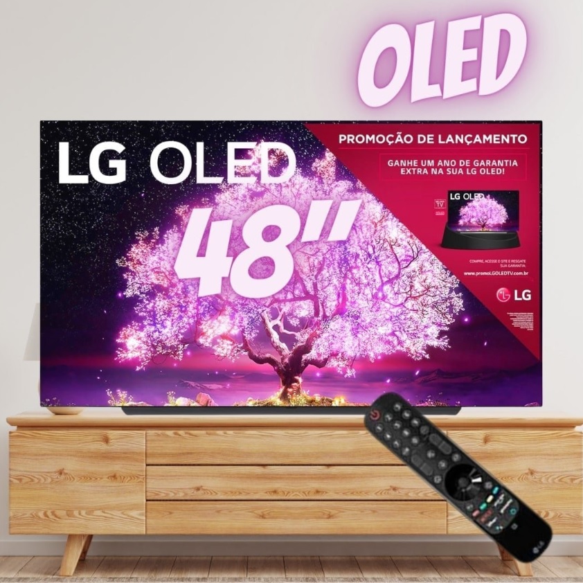 Smart Tv Lg 48 Oled48c1 120hz G-sync Free Hdmi 2.1 Thinqai Google Alexa Prateado