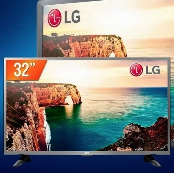 TV LED 32″ LG 32LT330HBSB Não Smart, 2 HDMI, 1 USB, Pro Conversor Digital