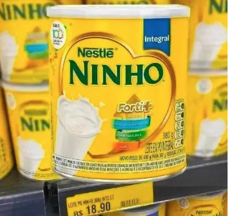 Leite em Pó Integral Ninho 380g