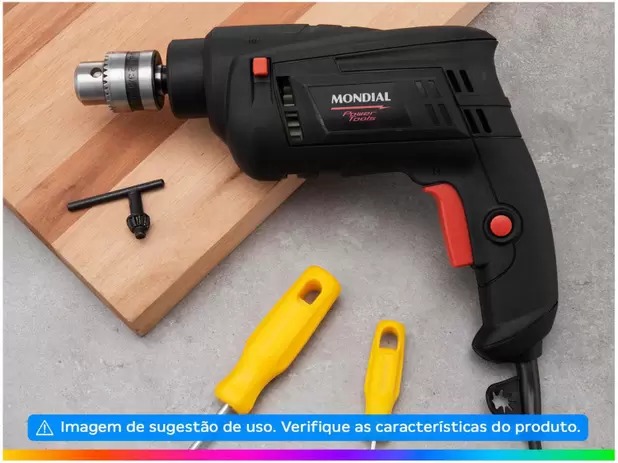 Furadeira de Impacto Mondial 550W 3/8” – FI-09