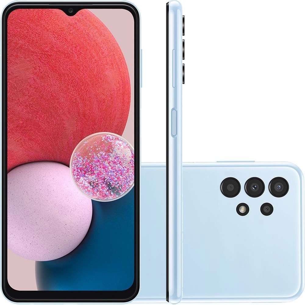 Smartphone Samsung Galaxy A13 128GB 4G Wi-Fi Tela 6.6″ Dual Chip 4GB RAM Câmera Quádrupla + Selfie 8MP