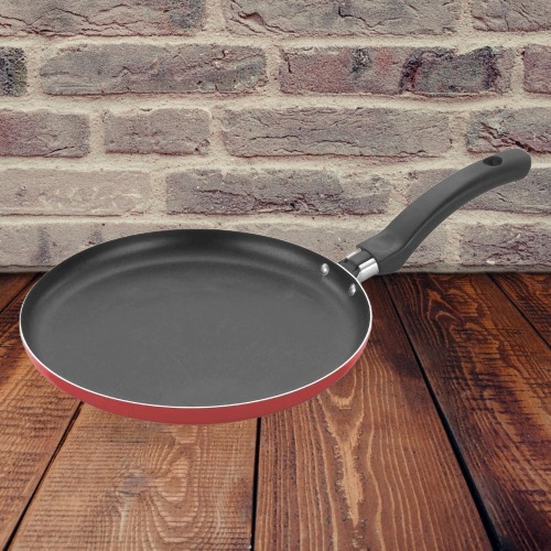 Frigideira Panquequeira Antiaderente 22 cm Vermelho