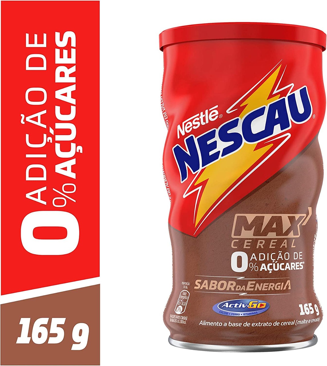 Achocolatado em Pó, Nescau, Max, 165g