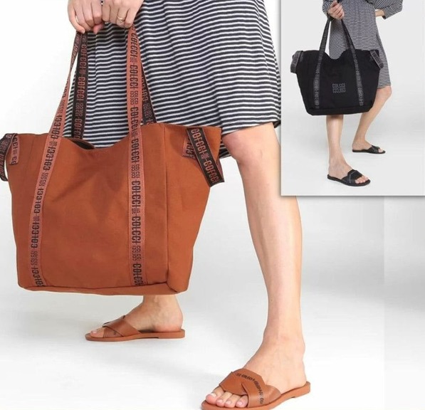 Kit de Bolsa Shopper + Rasteira Colcci 158.01.01525