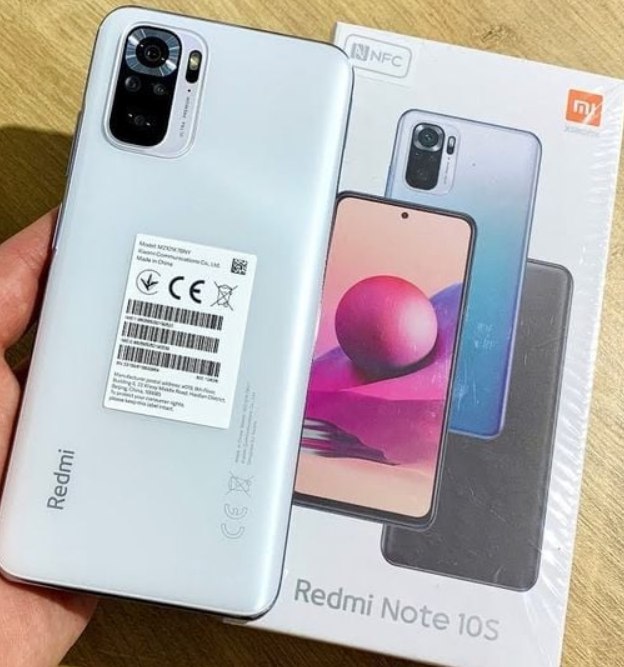 Smartphone Xiaomi Redmi Note 10s 128GB 6GB Ram Amoled Pebble White