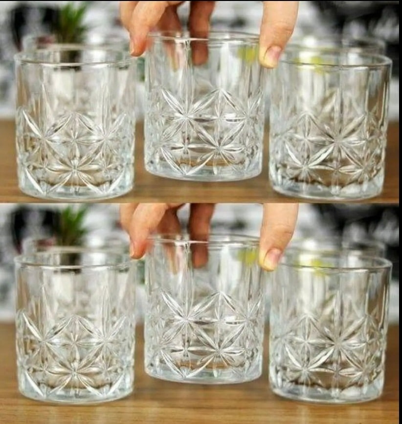 Jogo de Copos de Vidro 330ml 6 Peças Haus – Pavillion