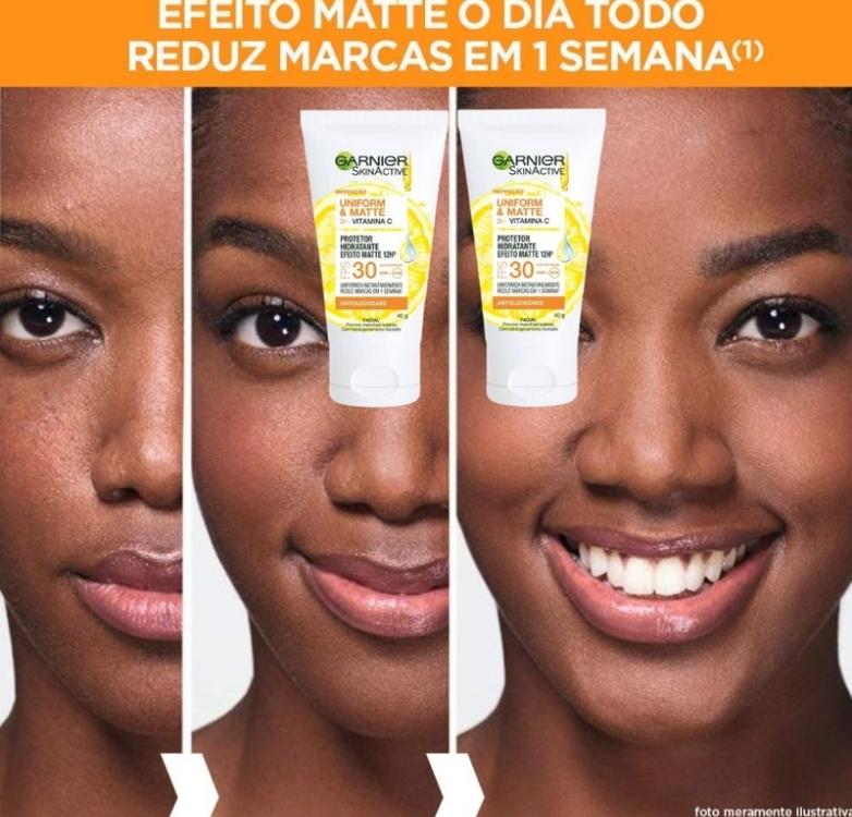 Kit Protetor Hidratante Facial Garnier U&M Vitamina C FPS30 40g