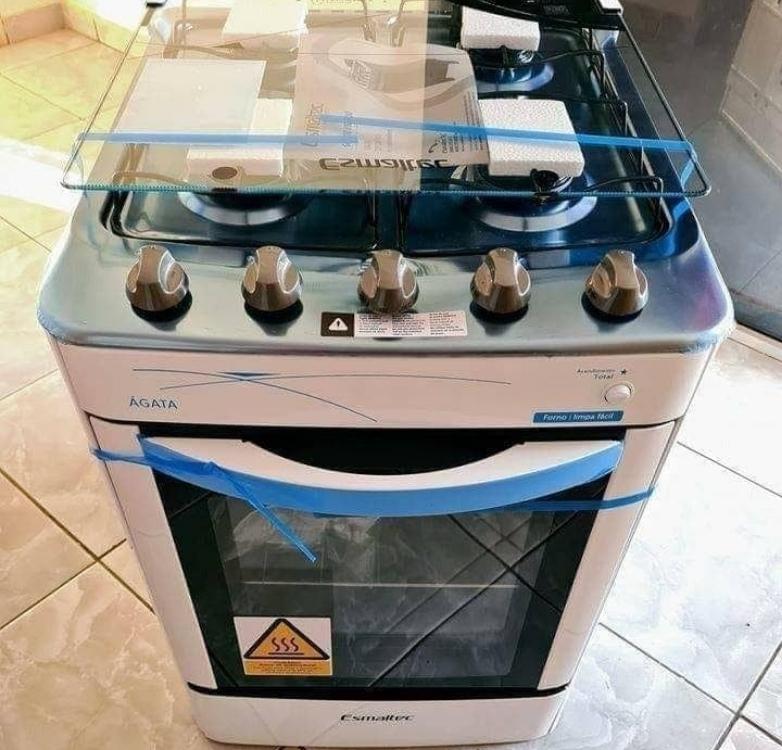 Fogão 4 Bocas Esmaltec Ágata – Acendimento Automático Branco