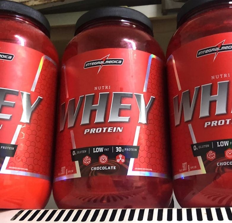 Nutri Whey Protein, IntegralMédica, Chocolate, 907g