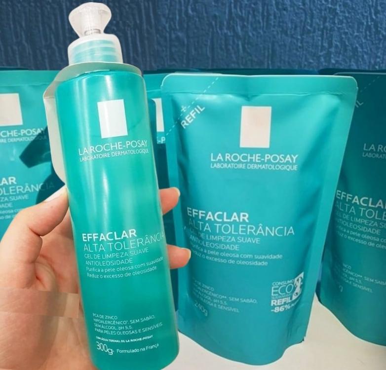 La Roche-Posey Effaclar Alta Tolerância Kit – Gel de Limpeza + Refil – La Roche-Posay