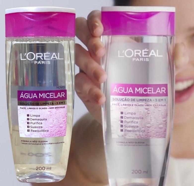 Água Micelar L’Oréal Paris Solução de Limpeza 5 em 1, 200ml