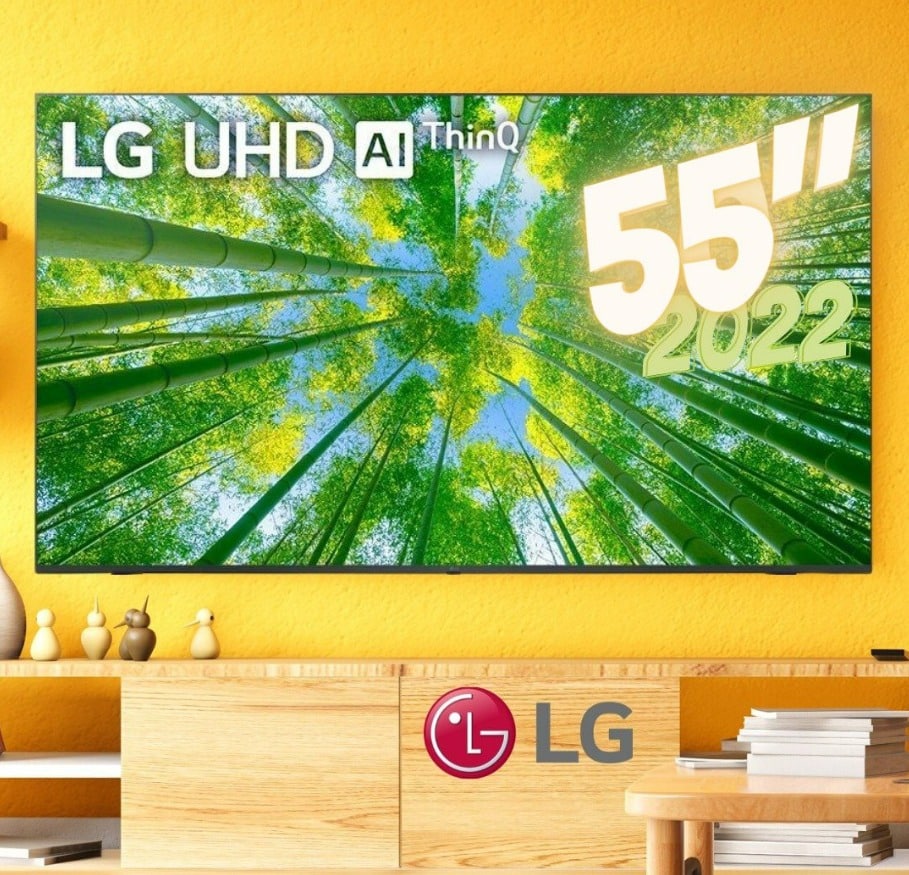 [APP AMERICANAS] 2022 Smart Tv Lg 55″ 4k Uhd 55uq8050 Wifi Bluetooth Hdr Nvidia Geforce Now Thinq Smart Magic Google Alexa
