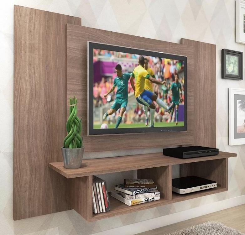 Painel para TV até 48 Polegadas 120cm 2 Nichos Fellicci