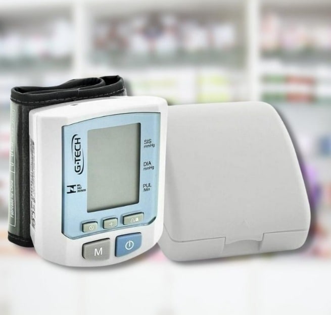 Aparelho de Pressão Digital Automático Pulso, G-Tech