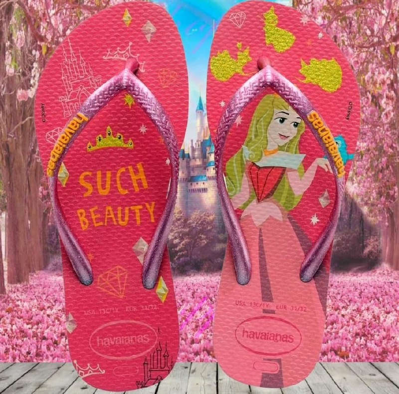 Chinelo Slim Princess, Havaianas, Meninas