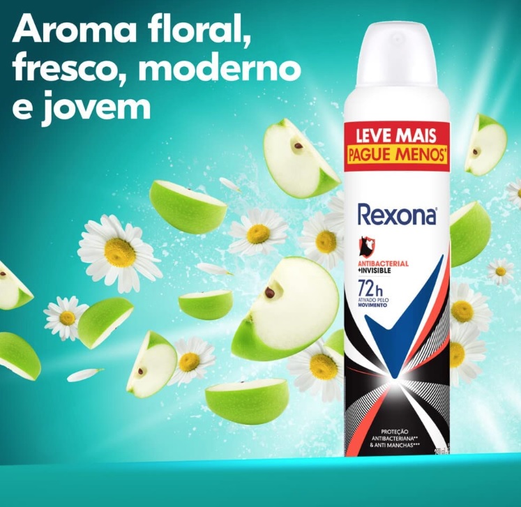 Antitranspirante Aerossol Rexona Men 250Ml Leve Mais Pague Menos, Rexona (A embalagem pode variar)