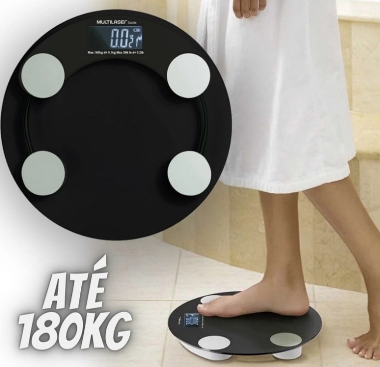 Balança Digital até 180kg Multilaser Eastmart