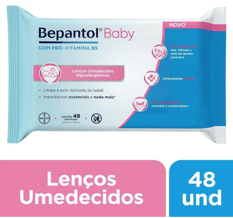 Bepantol Baby Lenços Umedecidos, Bepantol