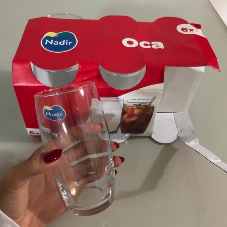 Conjunto 6 Copos 300ml Oca Nadir