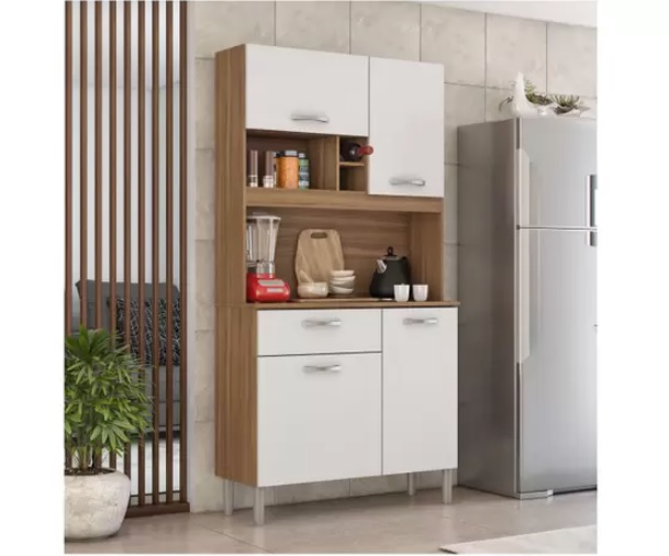 Cozinha Compacta Demobile Malta 4 Portas – 1 Gaveta