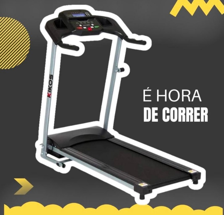 Esteira Ergométrica E600Ix – Bivolt, Kikos, Cinza, Único