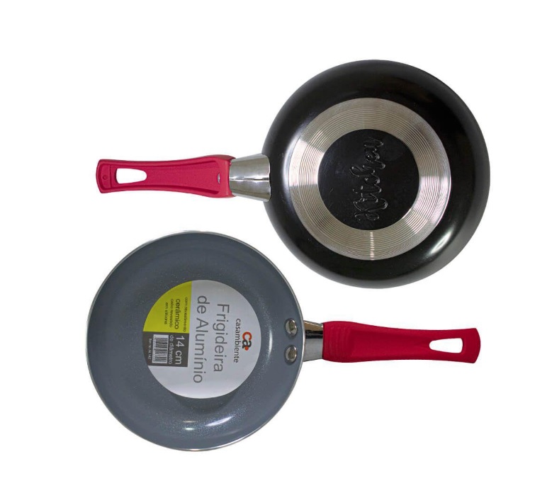 Frigideira Kitchen Revestimento cerâmica Antiaderente para Ovo 14cm – Casambiente