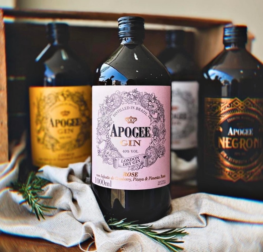 GIN APOGEE ROSE Apogee Sabor 1000ML