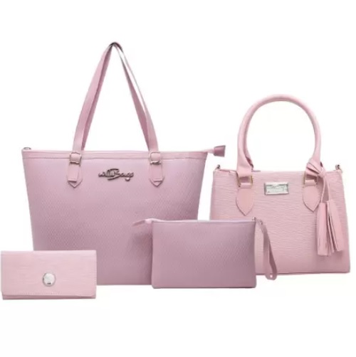 Kit Bolsas Grande + Bau + Carteira Feminina Willibags