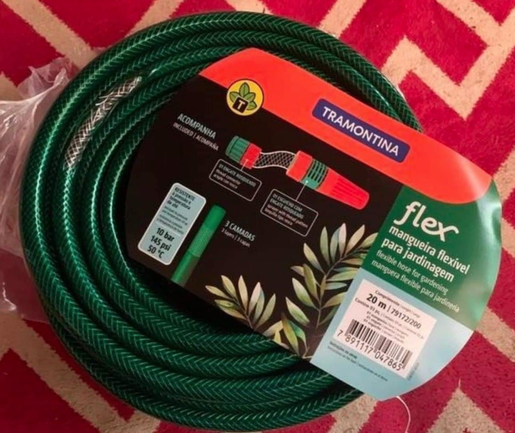 Mangueira para Jardim 20 Metros com Esguicho Tramontina