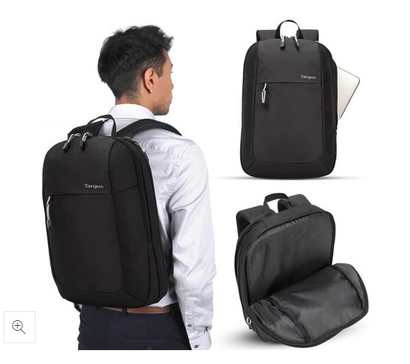 Mochila Targus 15.6″ Intellect Essentials para notebook – TSB966GL, Preto