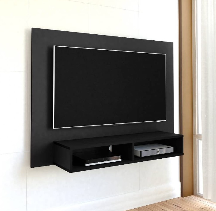 Painel com suporte para Tv até 47″ FLASH cor Preto – Artely