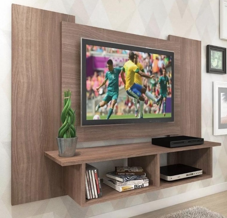 Painel para TV até 48 Polegadas 120cm 2 Nichos Fellicci
