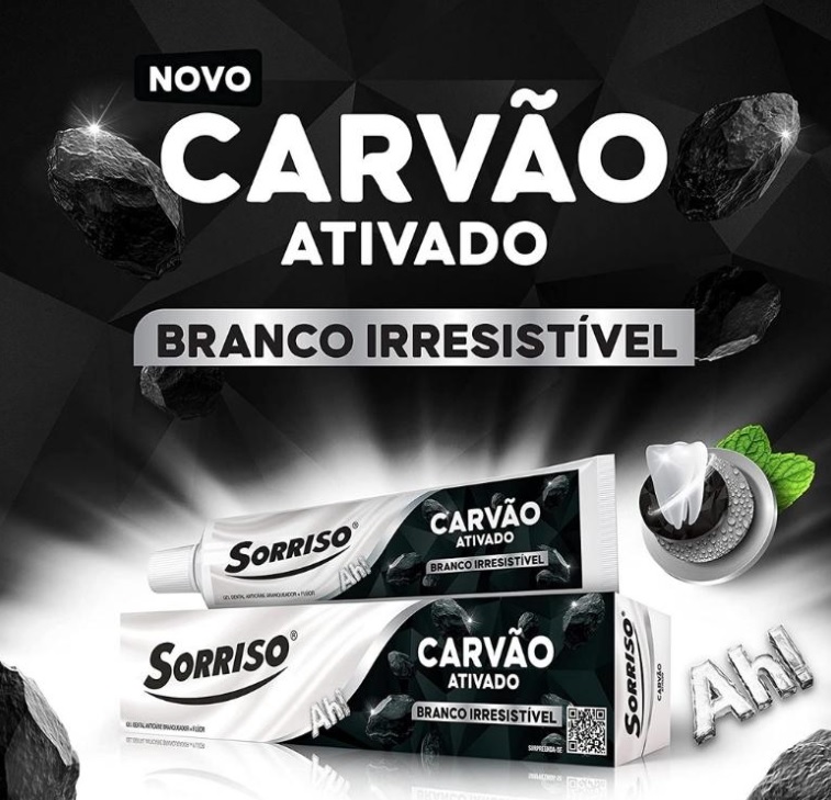 SORRISO, Gel Dental Carvão Ativado 140g