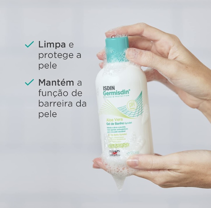Sabonete Líquido Antisséptico ISDIN Germisdin Aloe Vera – 250ml