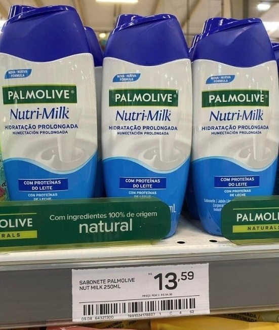 Sabonete Líquido Palmolive Nutri-Milk Hidratante 250Ml