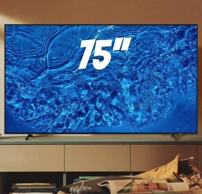 Samsung Smart TV 75″ Crystal UHD 4K 75BU8000