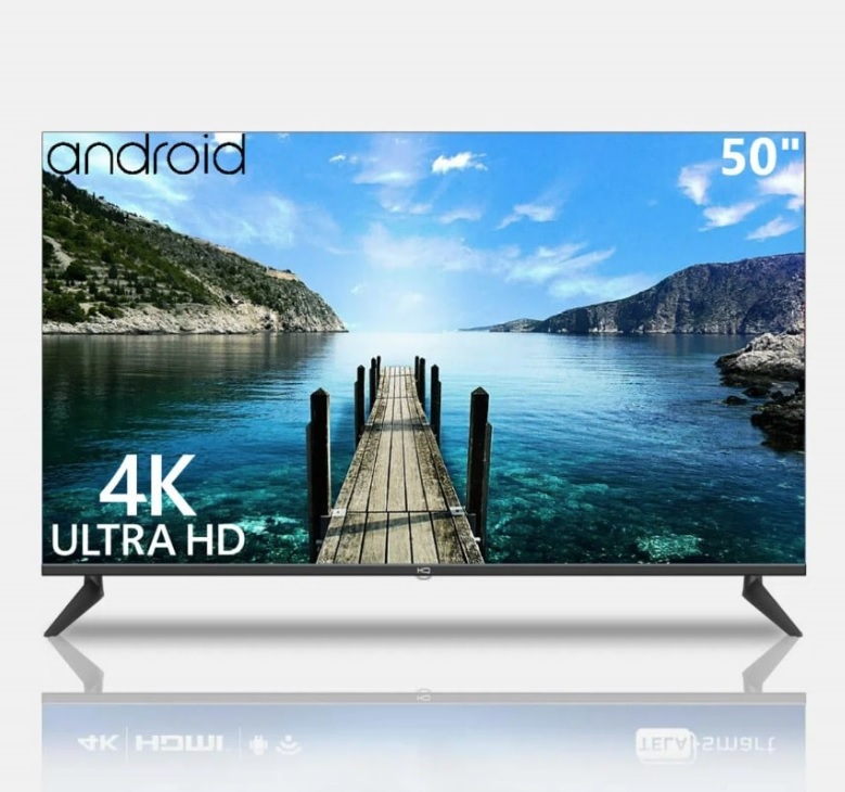 Smart Tv Led 50 4k HQ Conversor Digital Externo 3 Hdmi 2 Usb Wi-fi Android 11 Design Slim