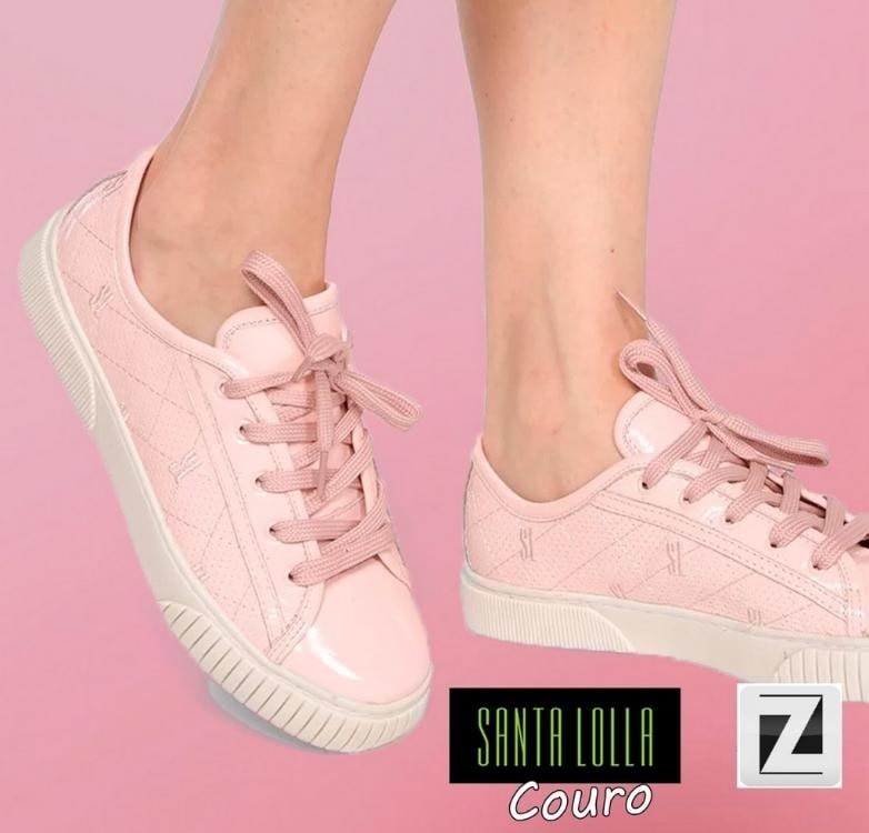 Tênis Couro Santa Lolla Show Nuvem Verniz Feminino