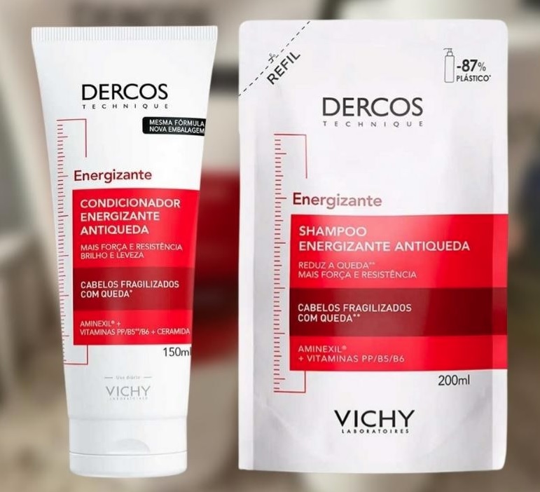Vichy Dercos Energizante Kit – Condicionador + Shampoo Refil
