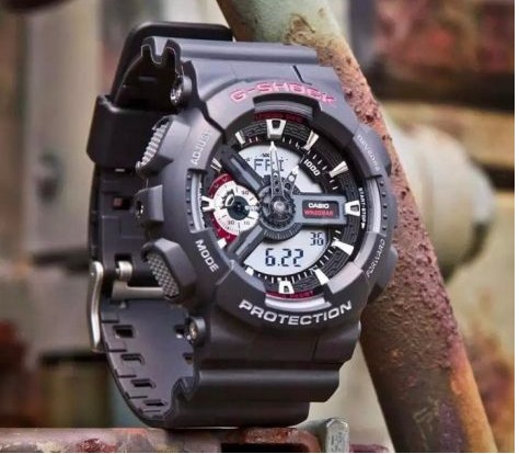 Relógio Casio G-Shock Anadigi Masculino GA-110-1ADR