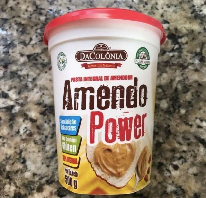 Amendopower Pasta De Amendoim Integral Zero 500G