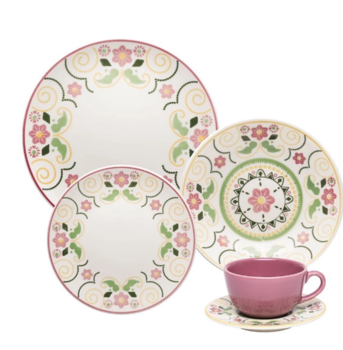 Aparelho de Jantar e Chá Mail Order Lima Oxford – 20 Peças