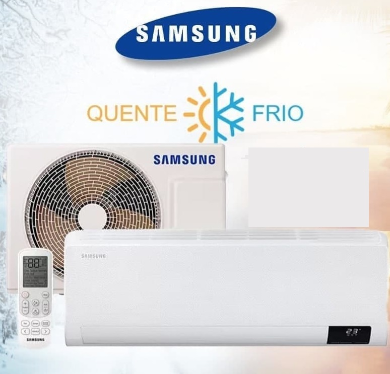 Ar-condicionado Split Samsung Inverter 12.000 BTUs – Quente e Frio WindFree AR12TSHCBWKNAZ