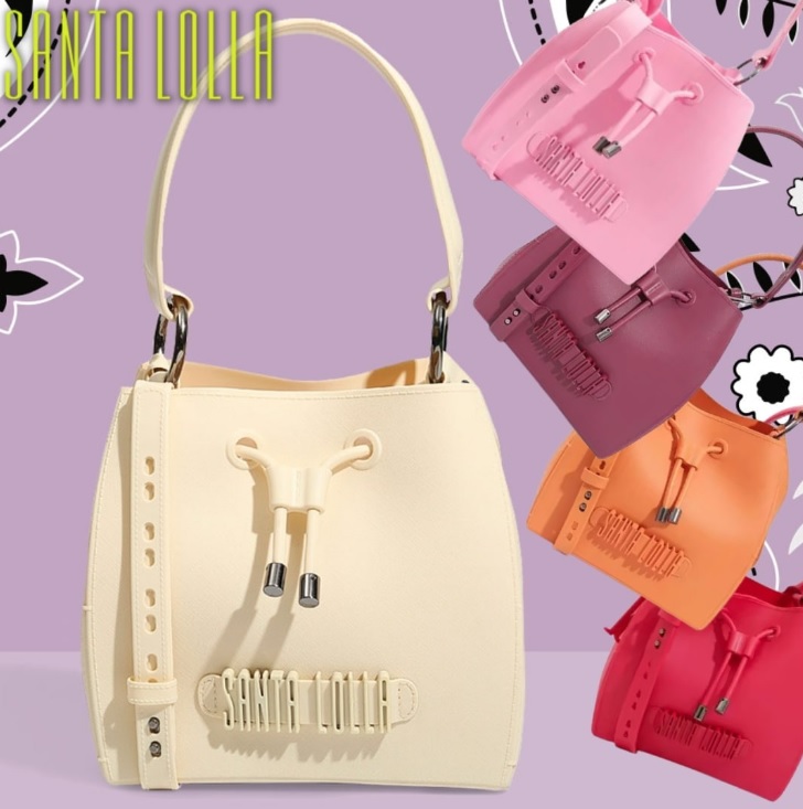 Bolsa Santa Lolla Bucket Pequena Feminina