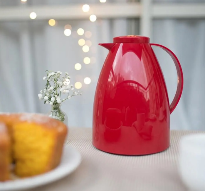 Bule Viena com Gatilho, Invicta, Vermelho Velvet, 1L