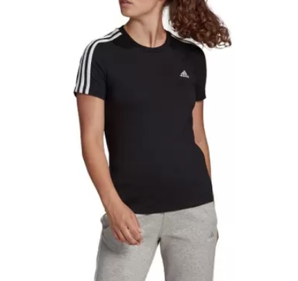 Camiseta Adidas 3 Listras Feminina