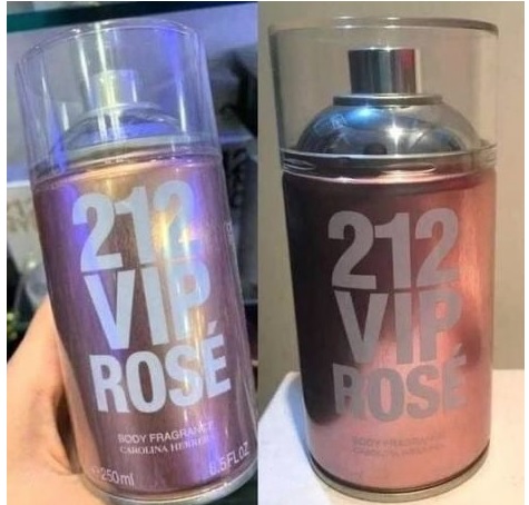 Carolina Herrera 212 vip Rosé – Body Spray Feminino 250ml